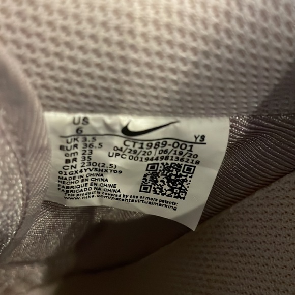 Nike Air Force 1 ‘07 Low Essential Platinum Violet leather - Picture 3 of 4